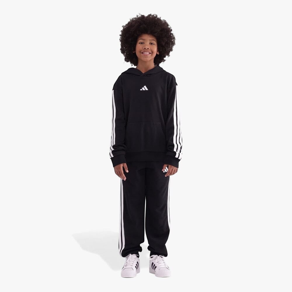 Adidas Boys 3S Fl Hoodie Black | Adidas