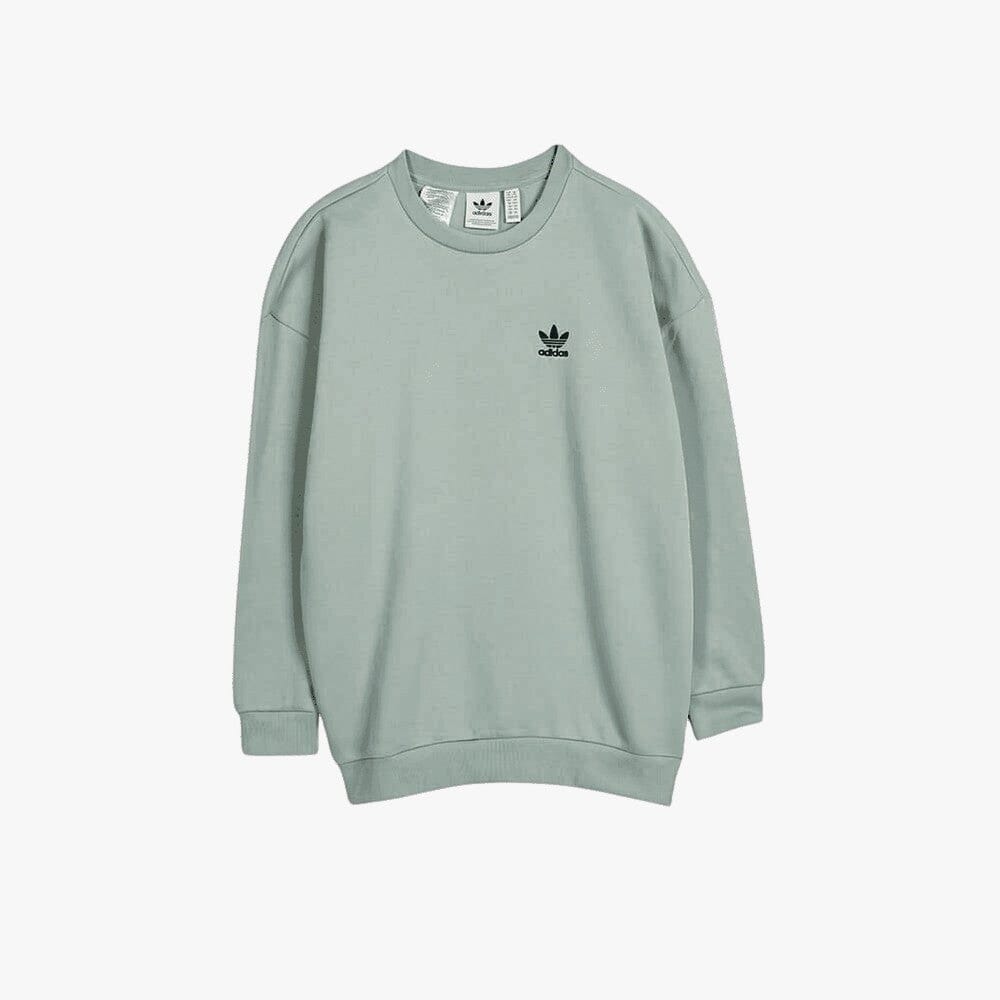 Adidas Boys Youth Crew Ess Sweater Sage | Adidas