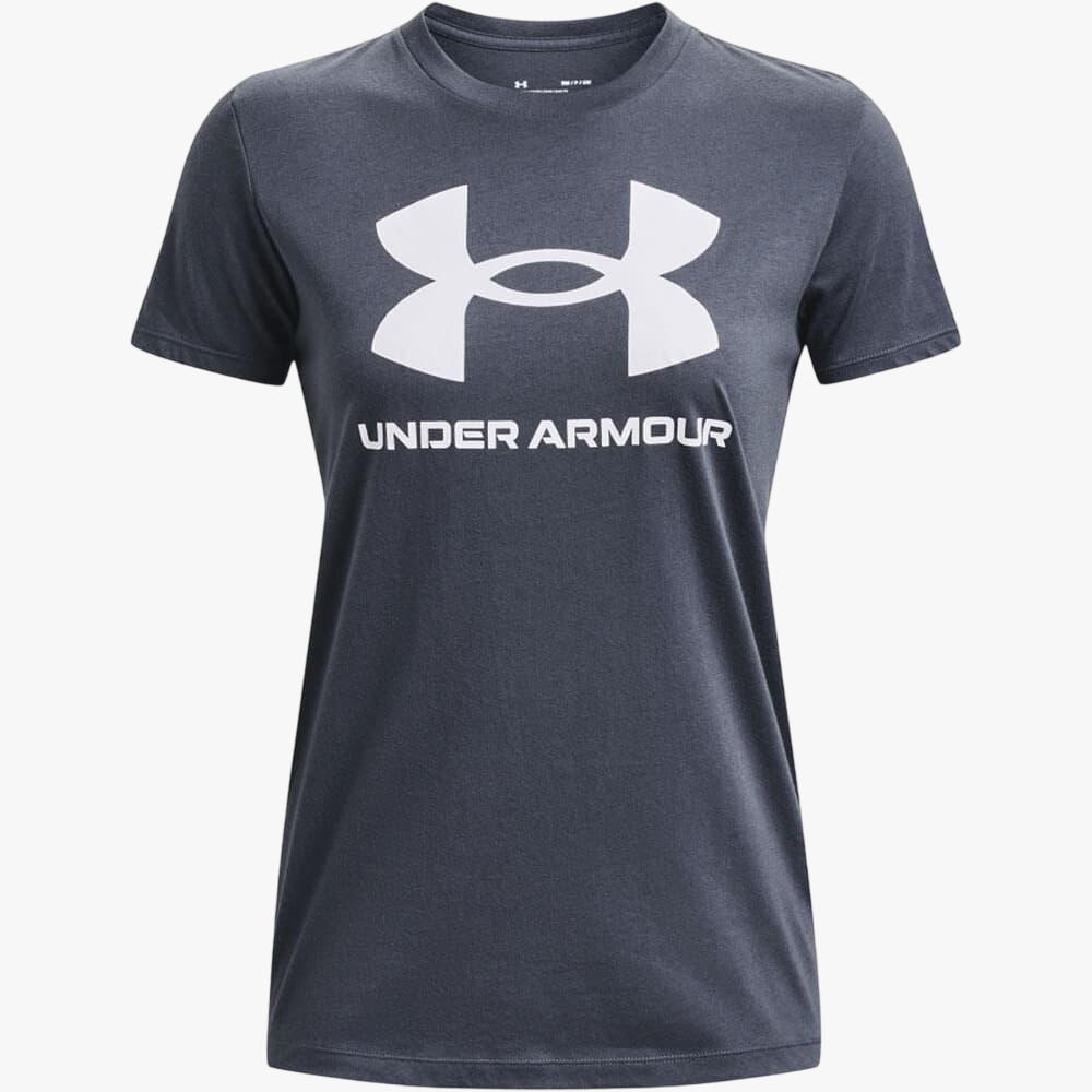 Under Armour Womens Sportstyle Graphic Short Sleeve 044 Grey