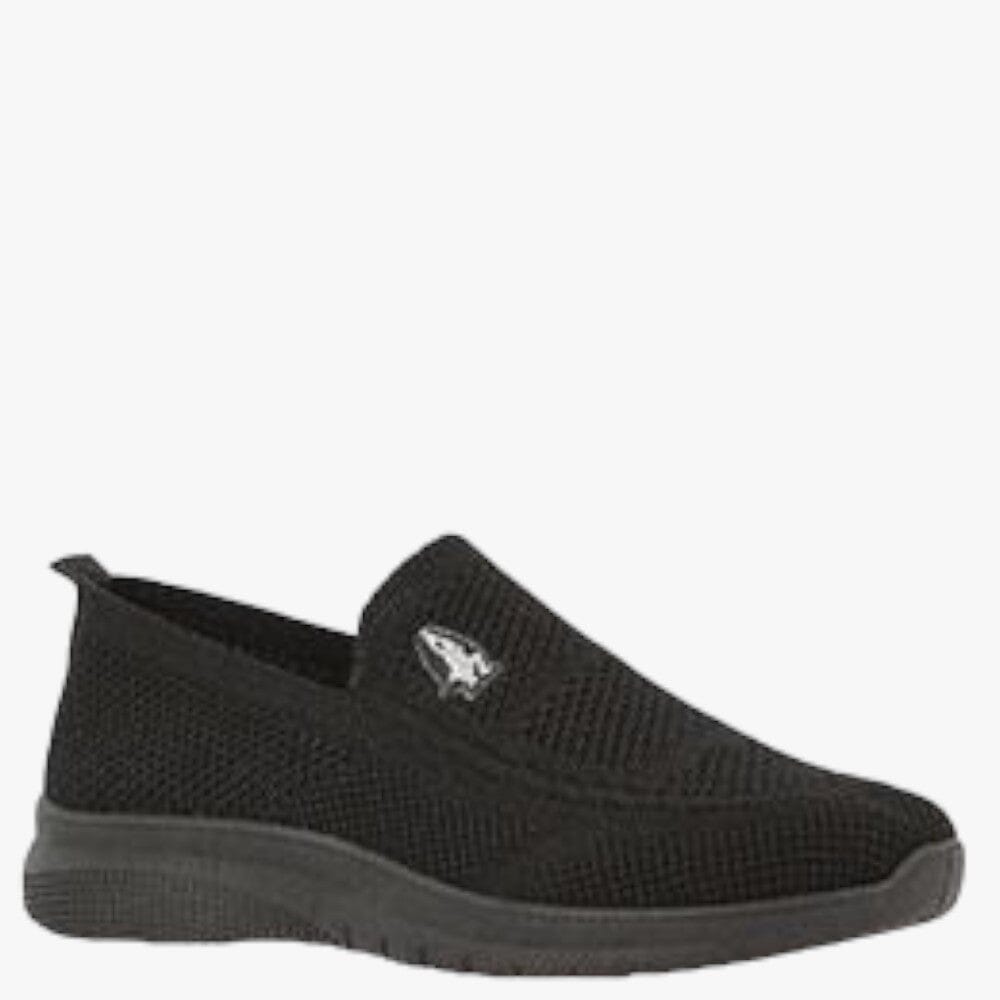 Hush Puppies Womens Rimba Slip On Sneaker Black | Hush Puppies