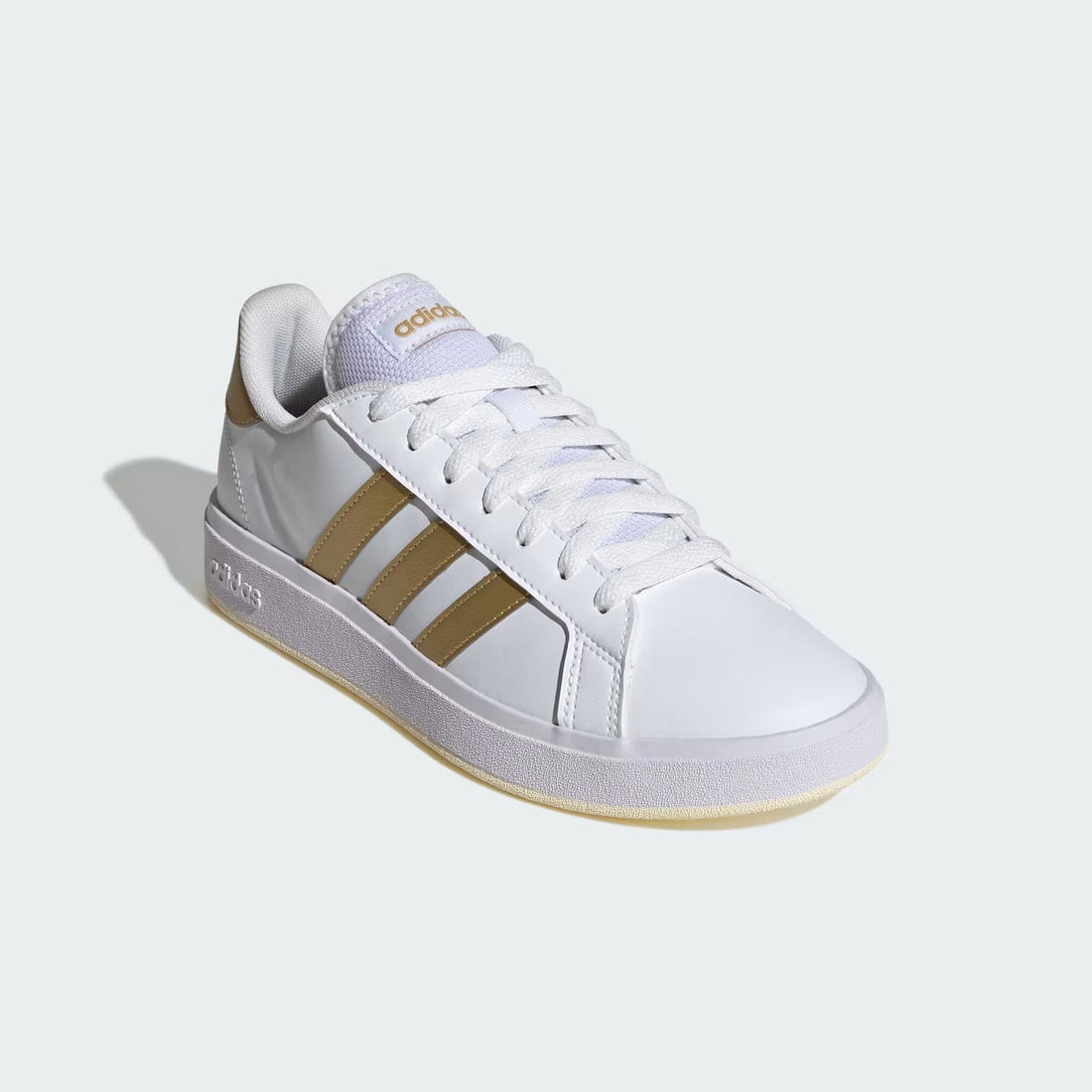 Adidas Grand Court Base 2.0 Sneaker White Gold | Adidas