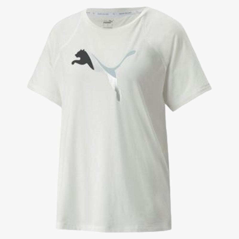 Puma Womens Evostripe Short Sleeve Tee White | Puma