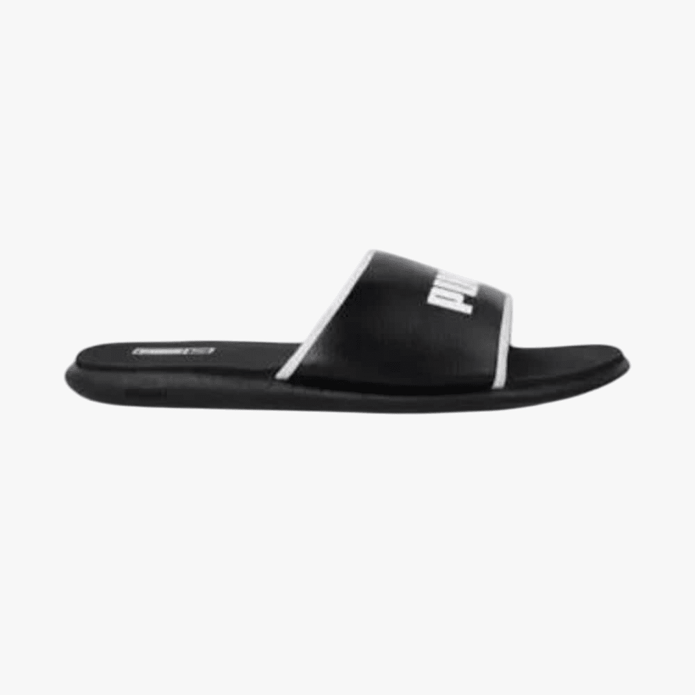 Puma Mens Sporty Slide Sandal Black White | Puma