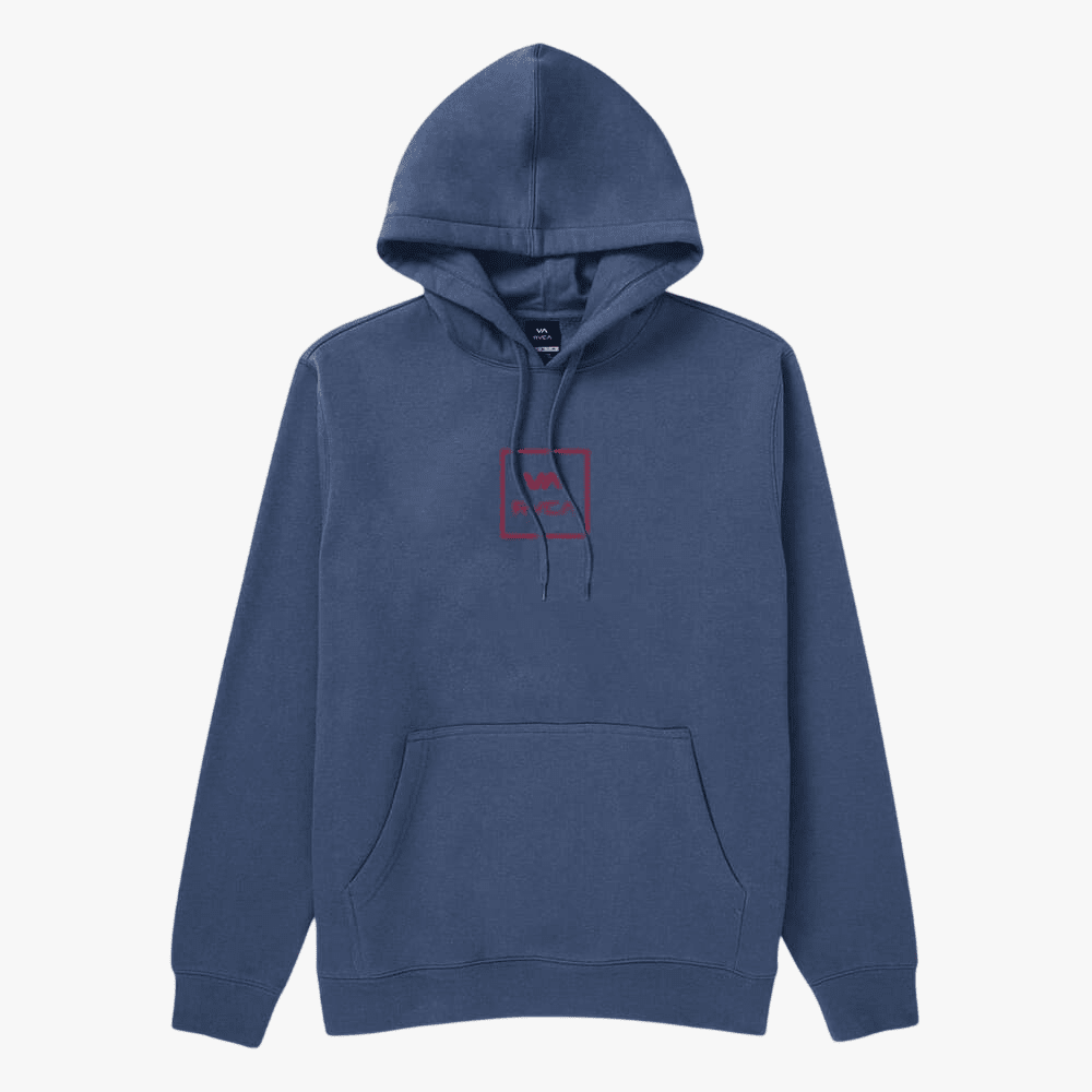 Rvca Mens All The Way Hoodie Moody Blue | Rvca