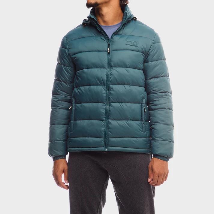 Jeep Mens Core Puffer Jacket Green | Jeep