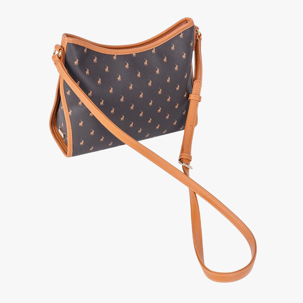 Polo Iconic Tulip Sling Handbag Brown