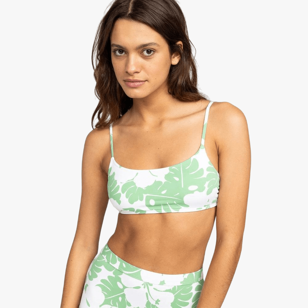 Roxy Womens Og Roxy Bralette Zephyr Green | Roxy