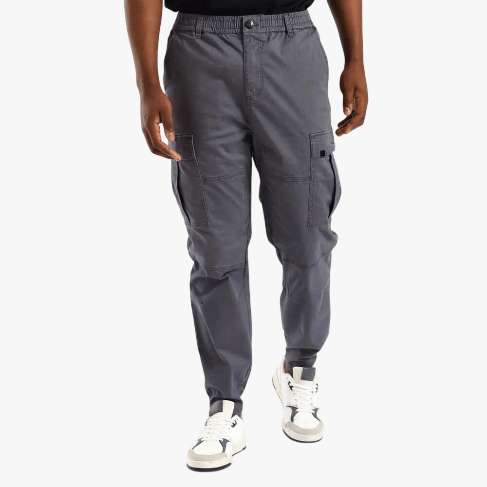 Soviet Mens Decker 2 Slim Leg Cargo Pants Anthracite | Soviet