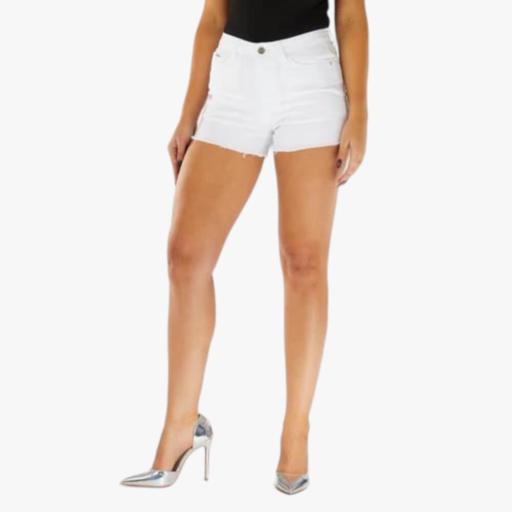 Miss Black Brandy 1 Denim Shorts White Miss Black