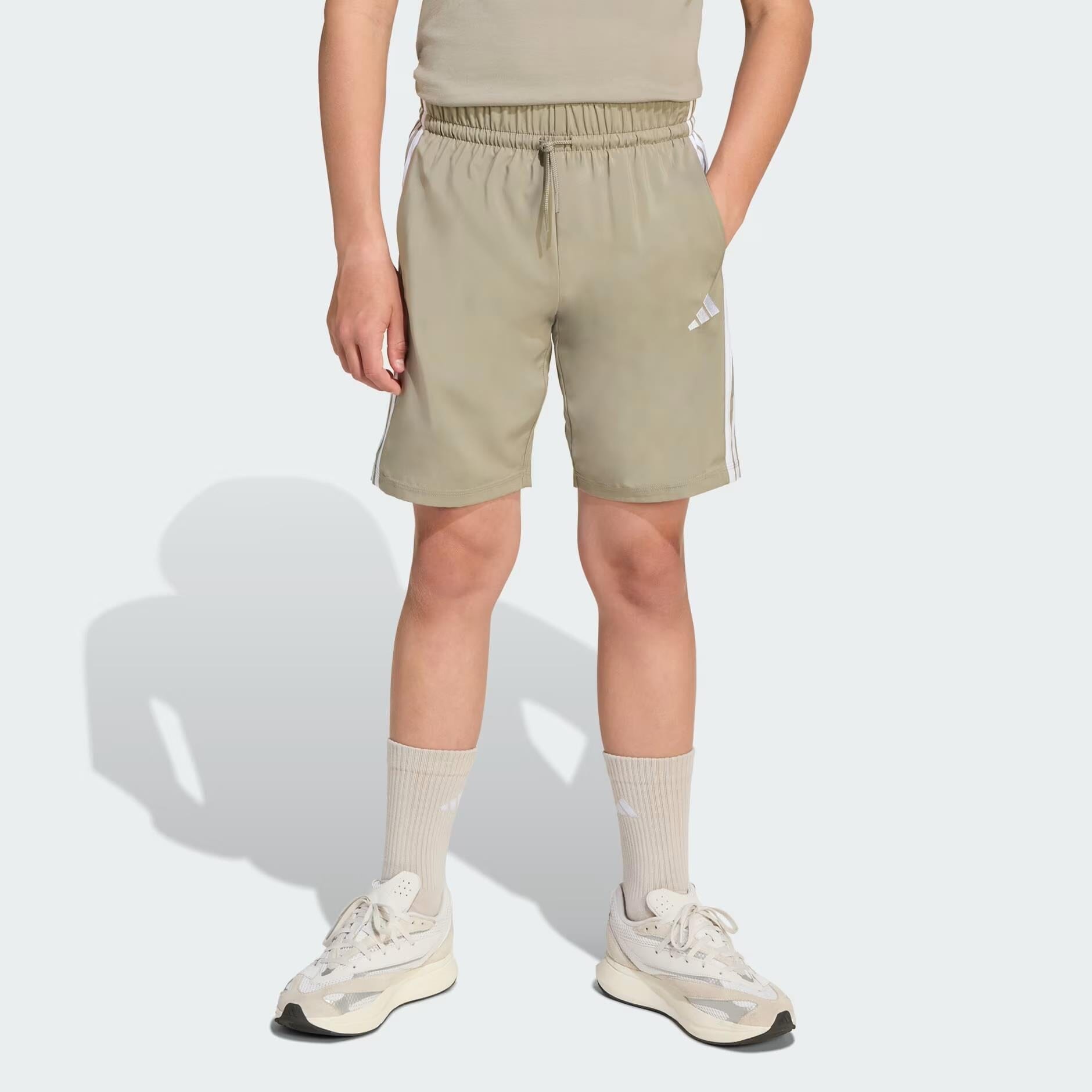 Adidas Kids 3S Woven Climacool Shorts Beige | Adidas