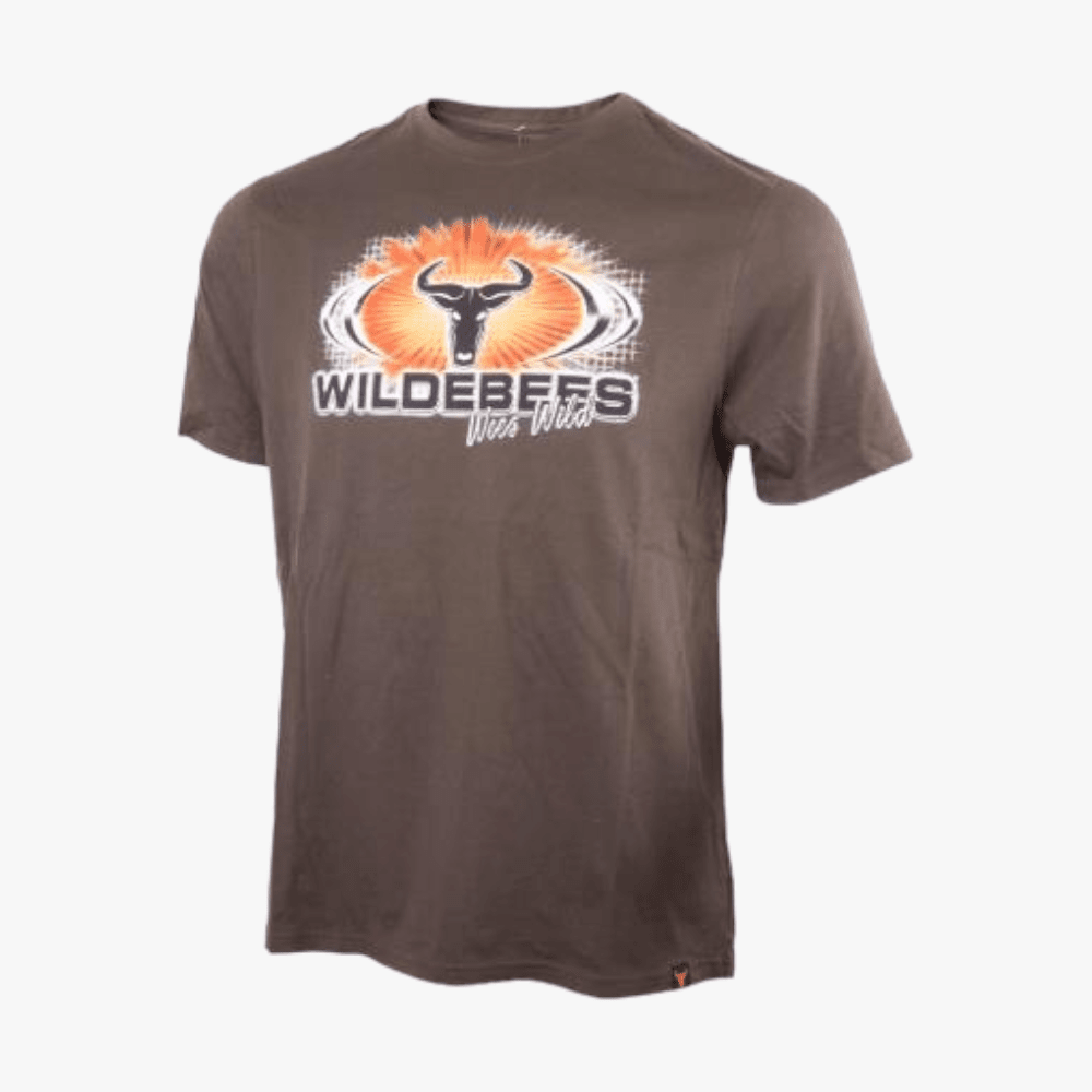 Wildebees Mens Logo Grid Rays Short Sleeve Tee Fatigue Wildebees