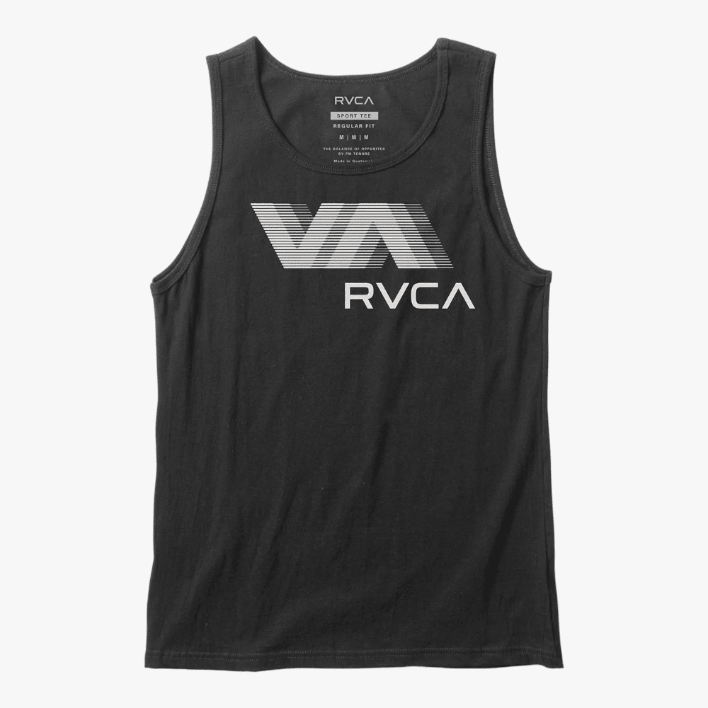 Rvca Boys Va Rvca Blur Tank Vest Black Rvca