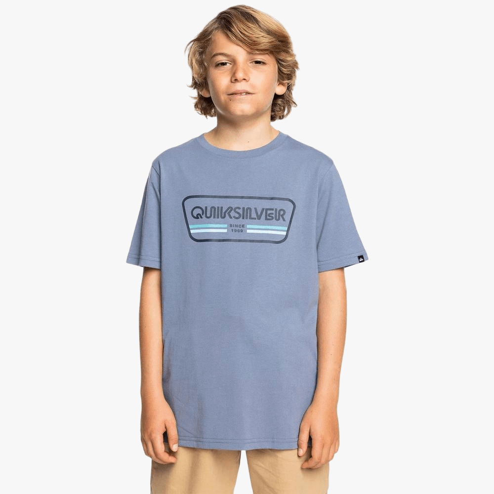 Quiksilver Boys Range Life Short Sleeve Tee Flint Stone | Quiksilver