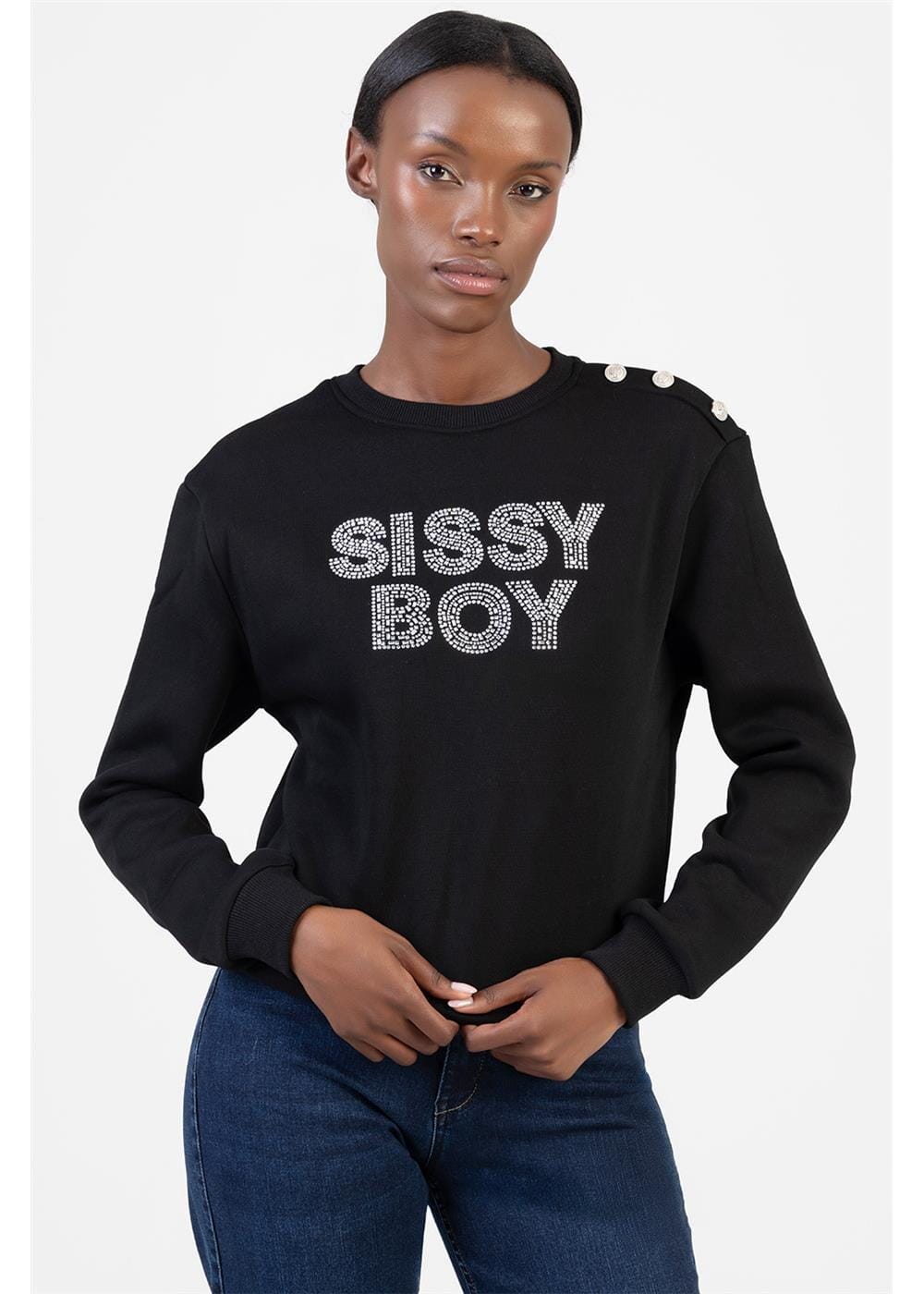Sissy Boy Easy To Remember Sweater Black | Sissy Boy