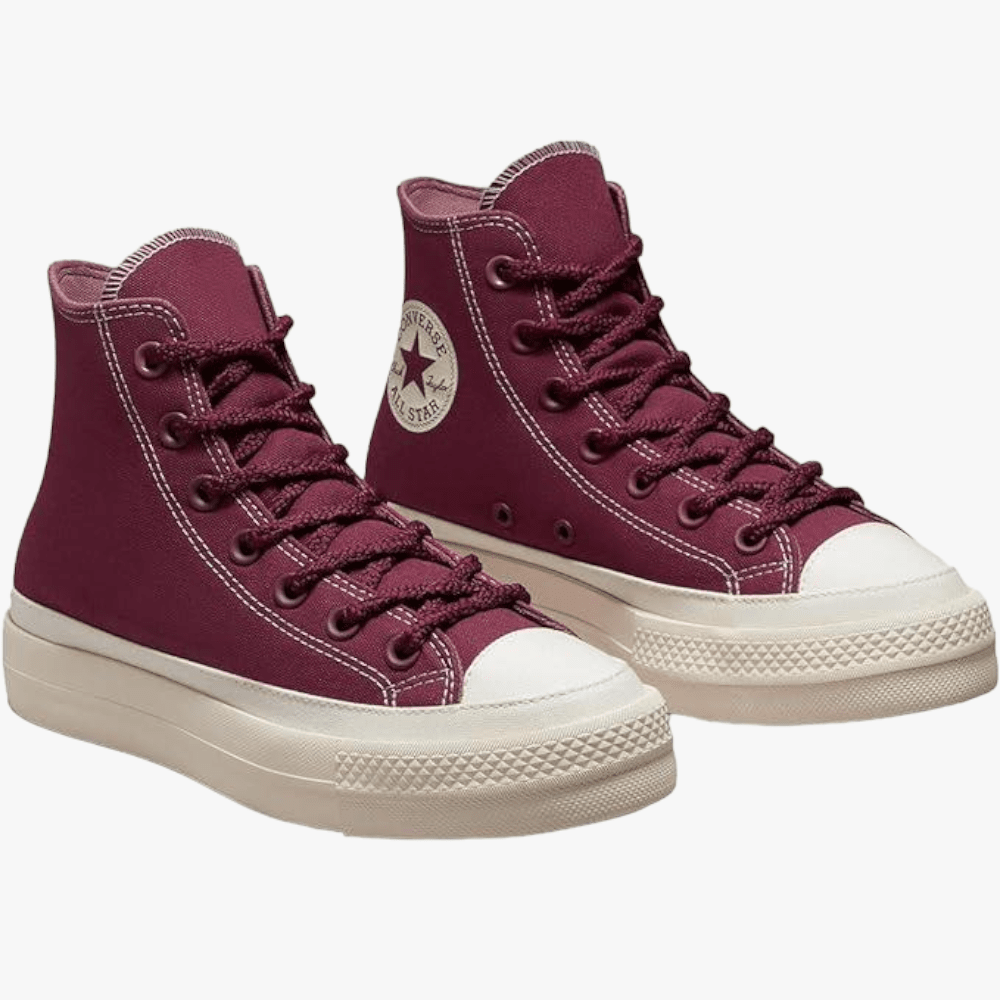 Converse Womens Ctas Lift Hi Workwear Cherry Vision Converse