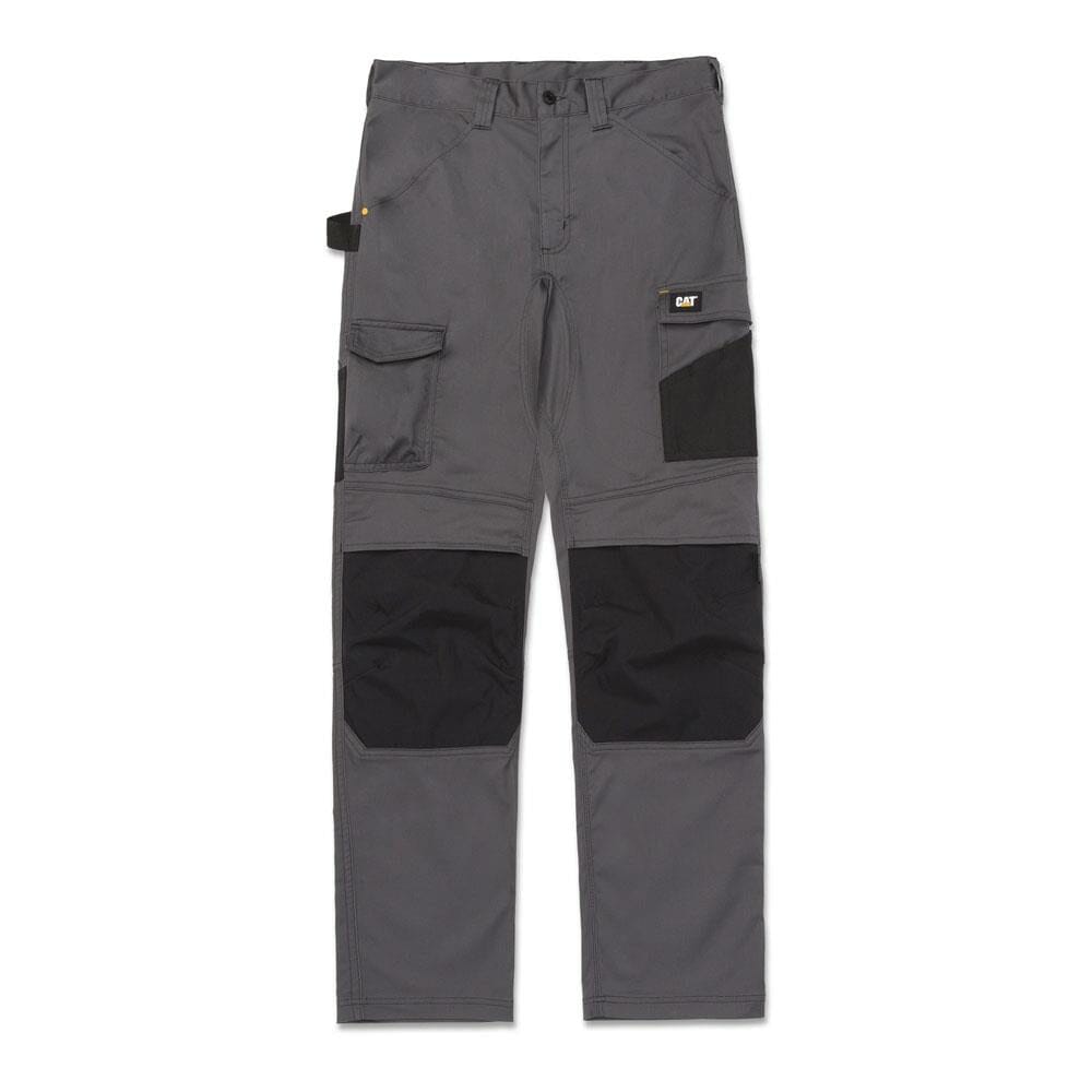 Caterpillar Mens Essential Knee Pocket Stretch Cargo Pants Dark Shadow | Caterpillar