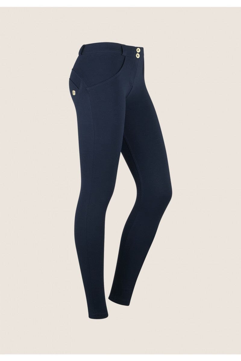 Freddy Womens Regular Waist Cotton Pant Midnight Navy | Freddy