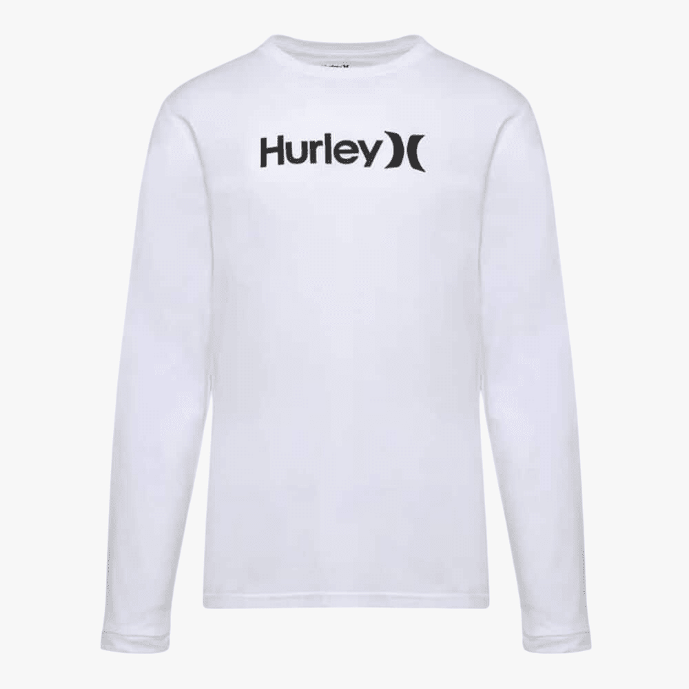 Hurley Mens One And Only Long Sleeve Tee White | Hurley