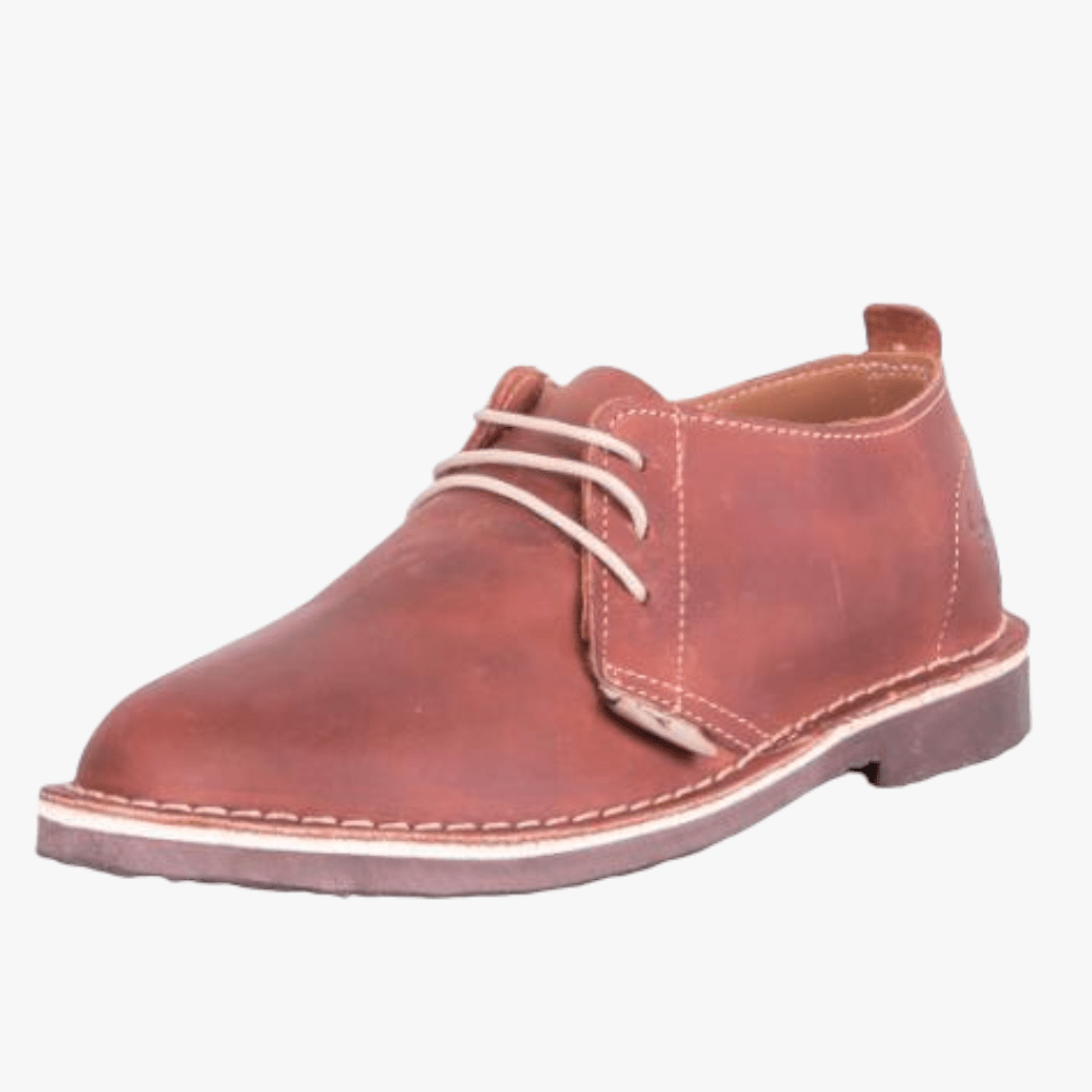Wildebees Mens Jeremy Laceup Leathe Shoe Tan | Wildebees