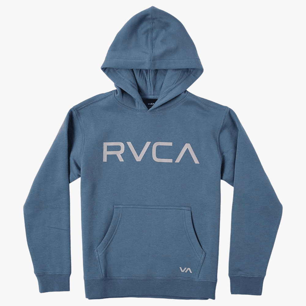 Rvca Boys Big Rvca Hoodie Industrial Blue Rvca