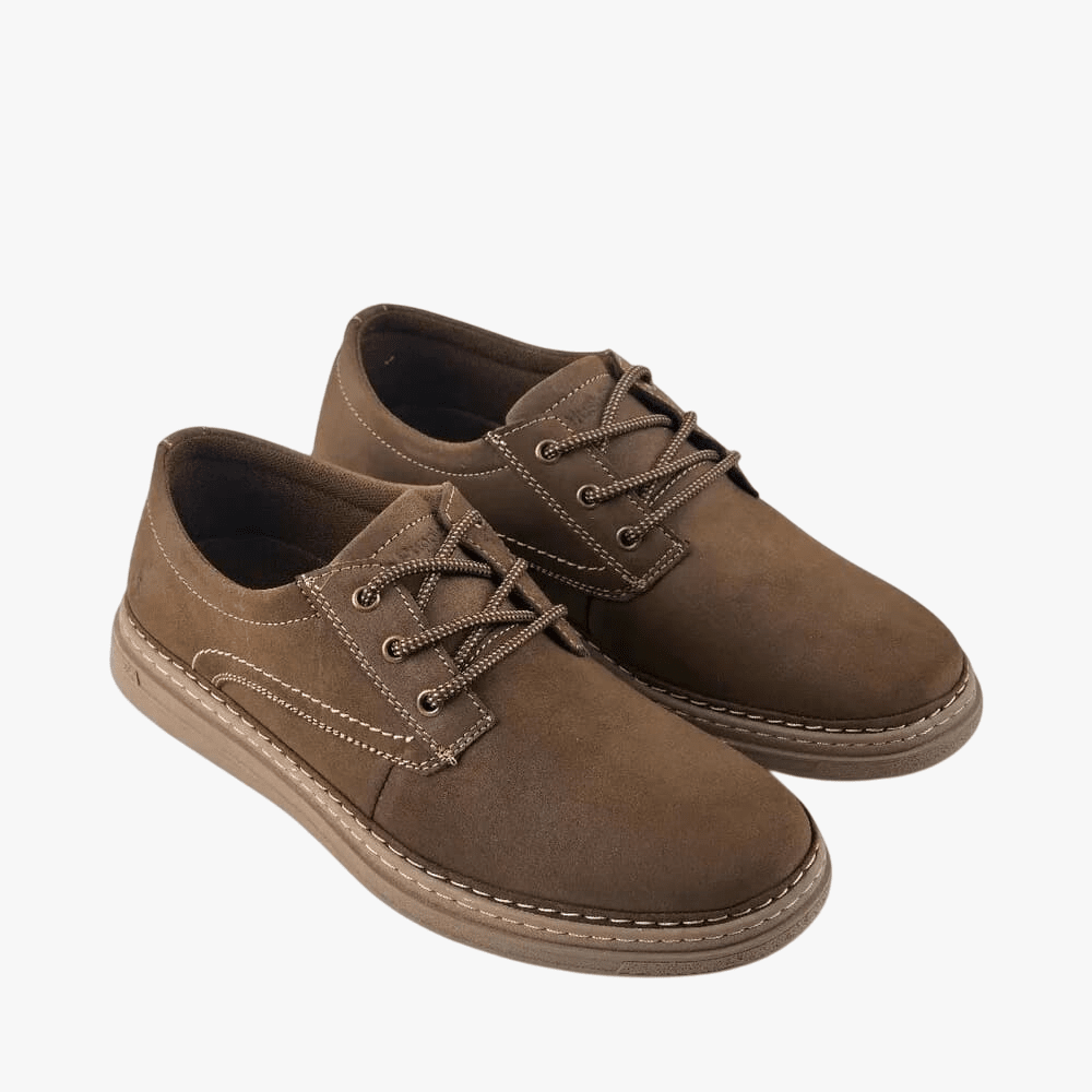 Hush Puppies Mens Charles Waxy Nubuck Dark Brown | Hush Puppies