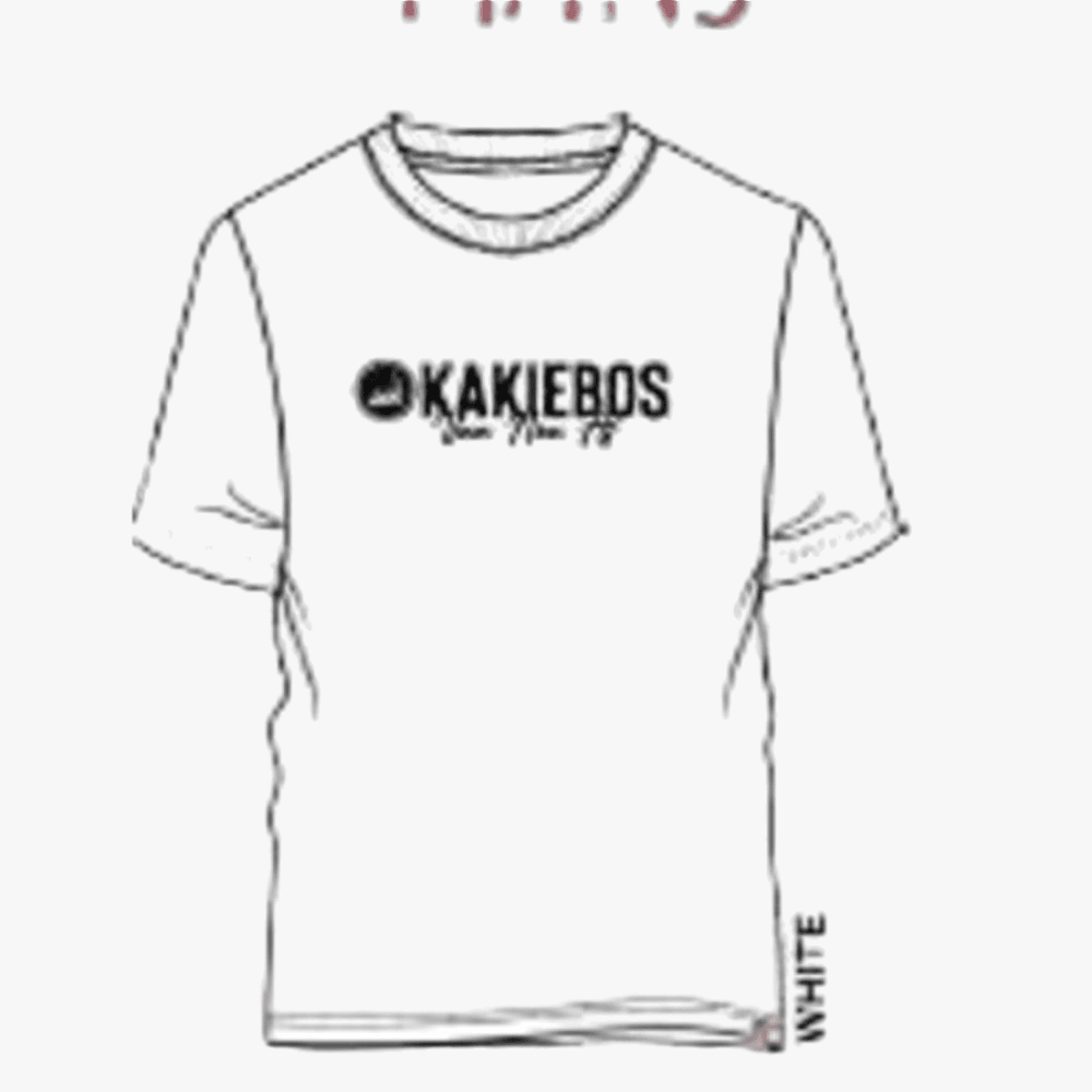 Kakiebos Mens Classic Fit Short Sleeve Tee White | Kakiebos
