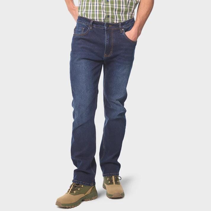 Jeep Mens Straight Leg Jean Mid Blue | Jeep
