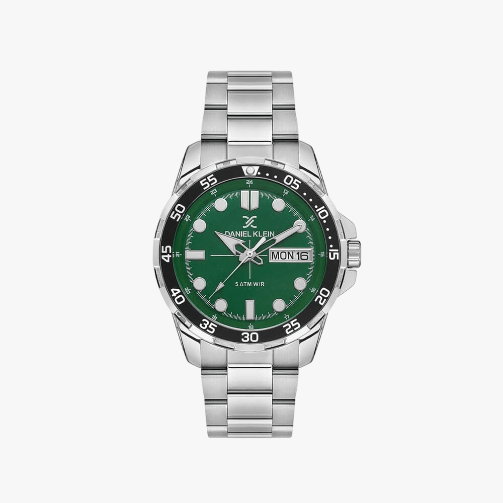 Daniel Klein Exclusive Green Dial Day Date Watch Daniel Klein