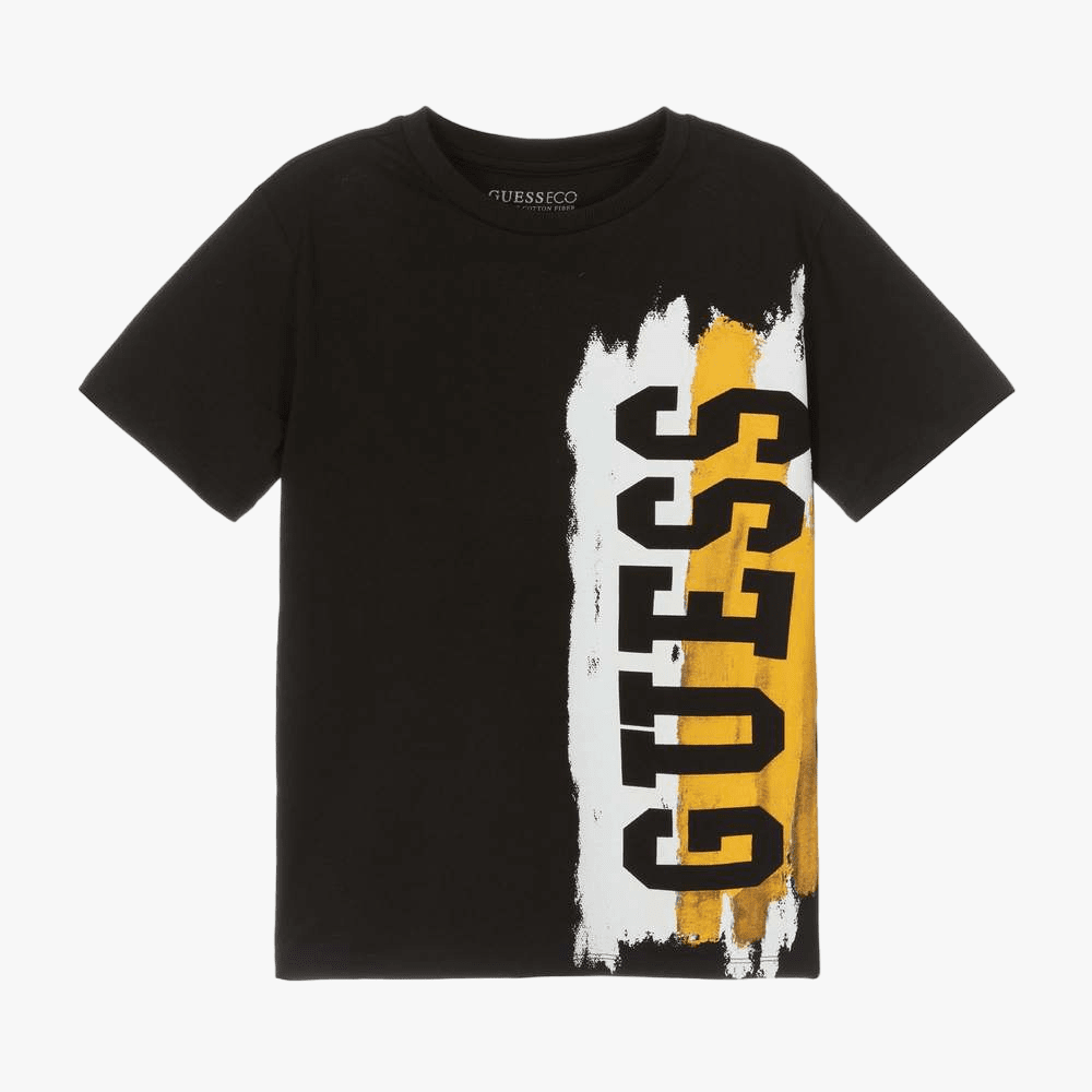 Guess Boys Short Sleeve Tee Black | Guess