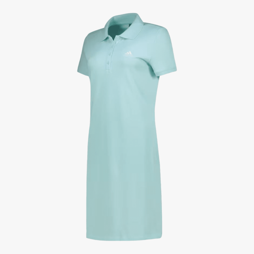 adidas Womens Polo Dress Lt Blue adidas