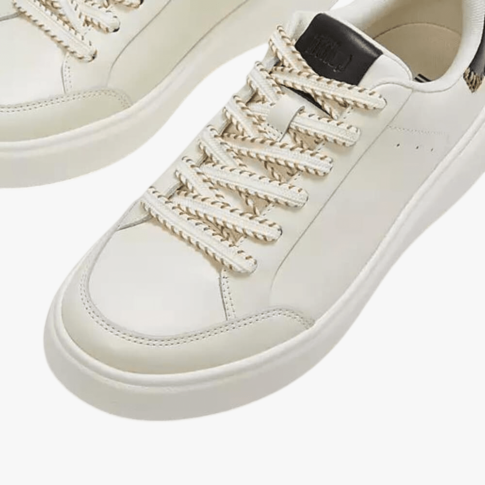 Fit Flop Womens Rtg Clack Stitch Sneaker Cream Black | Fit Flop