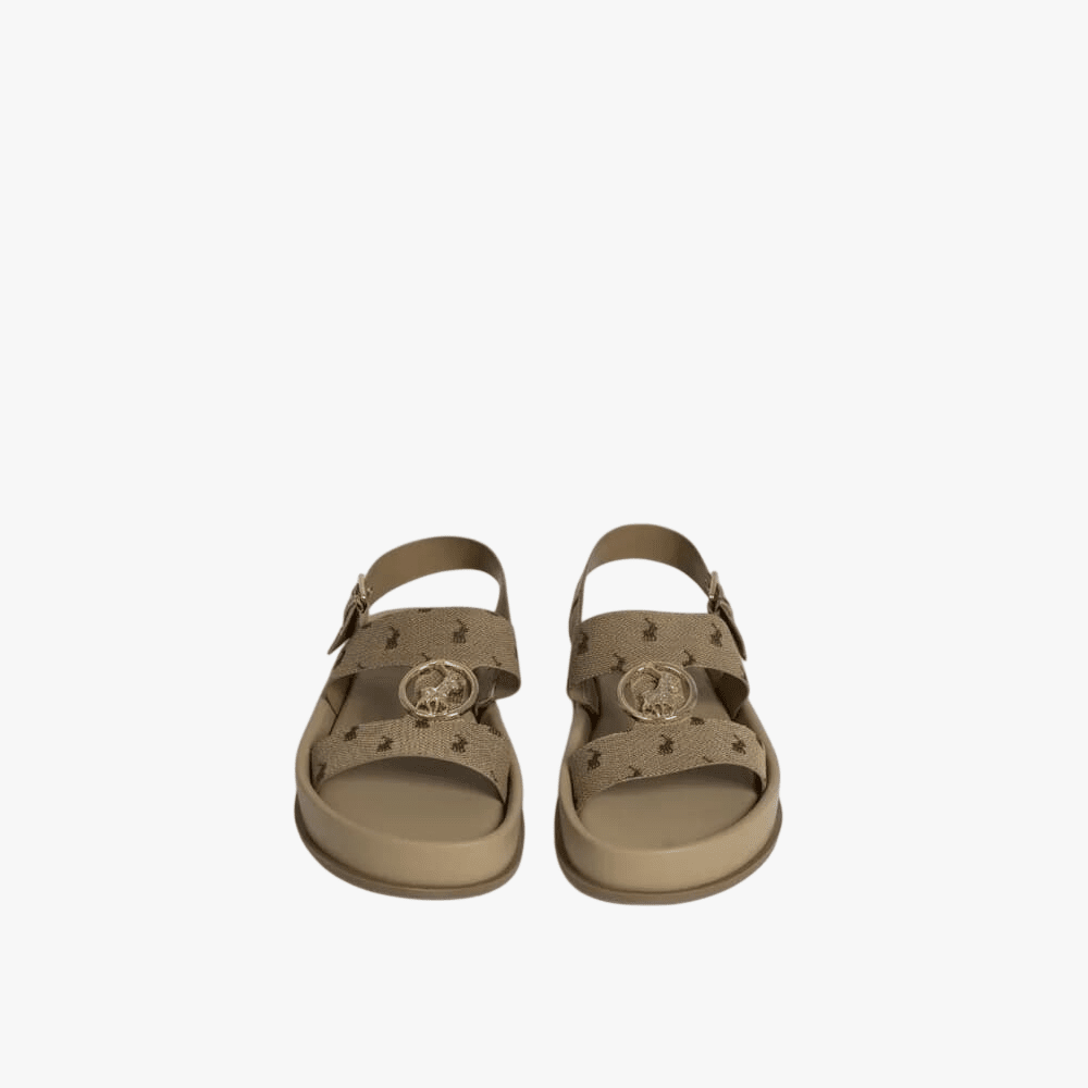 Polo Womens Moulded Trim Sandal Stone | Polo