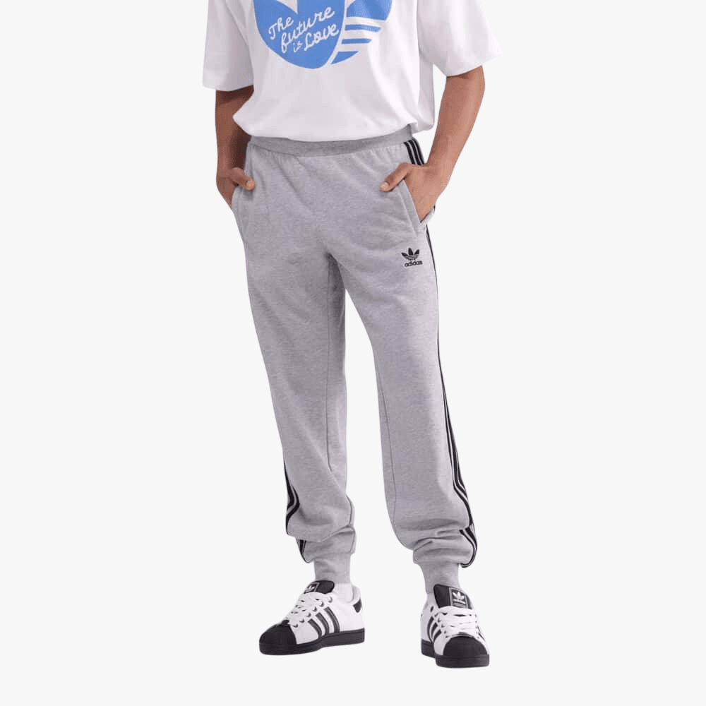 Adidas Mens 3 Stripes Joggers Pants Royal Grey | Adidas
