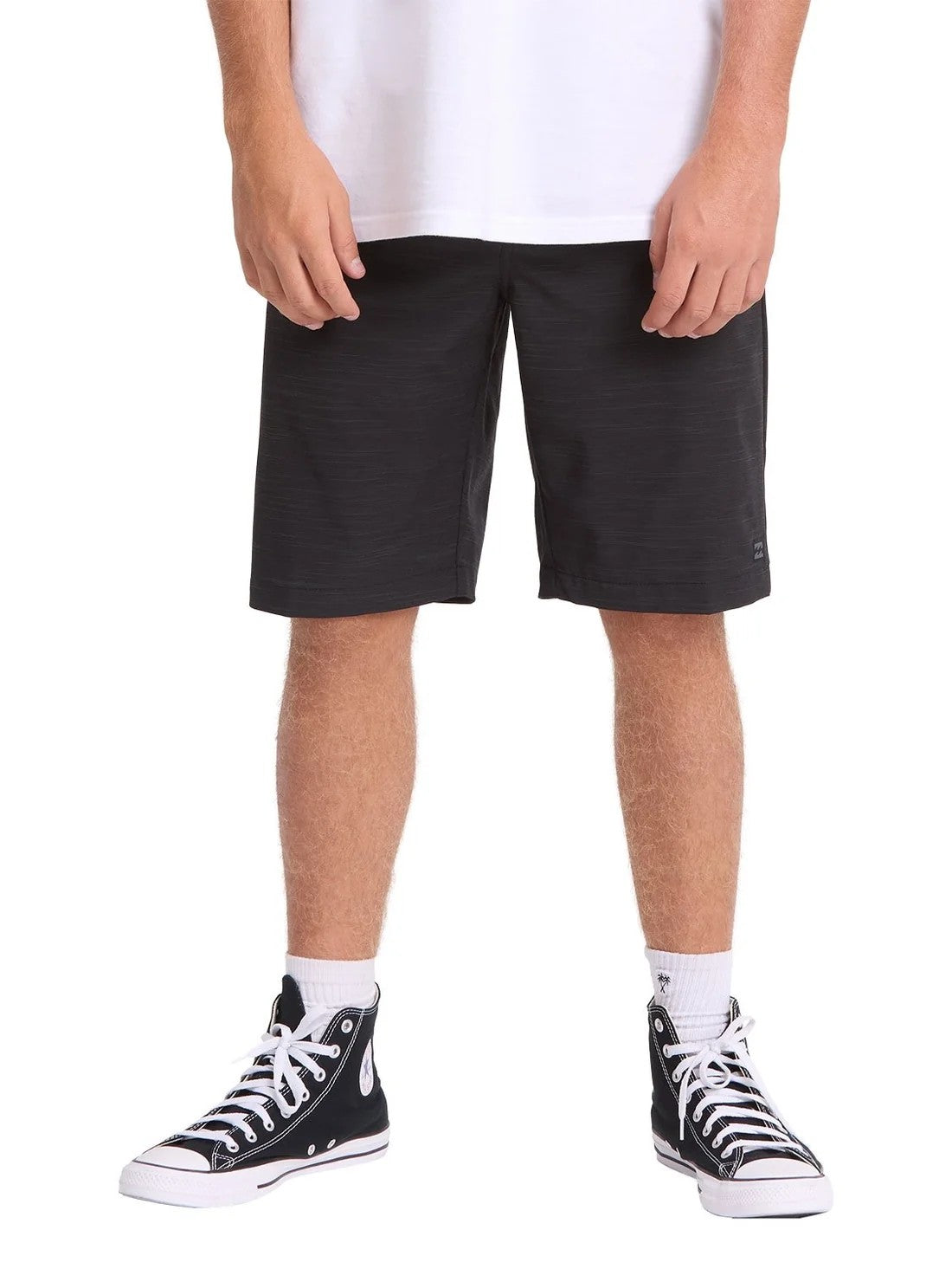 Billabong Mens Crossfire Submersible 21" Hybrid Shorts Black