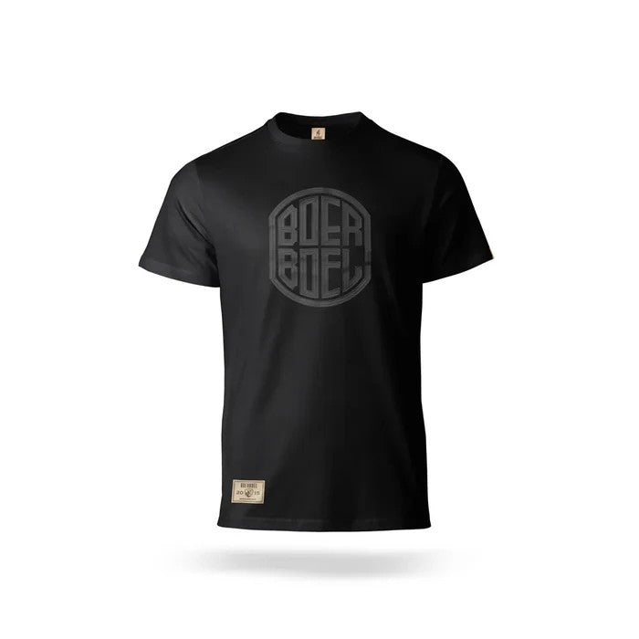 Boerboel Mens Bevel Print Tee Black