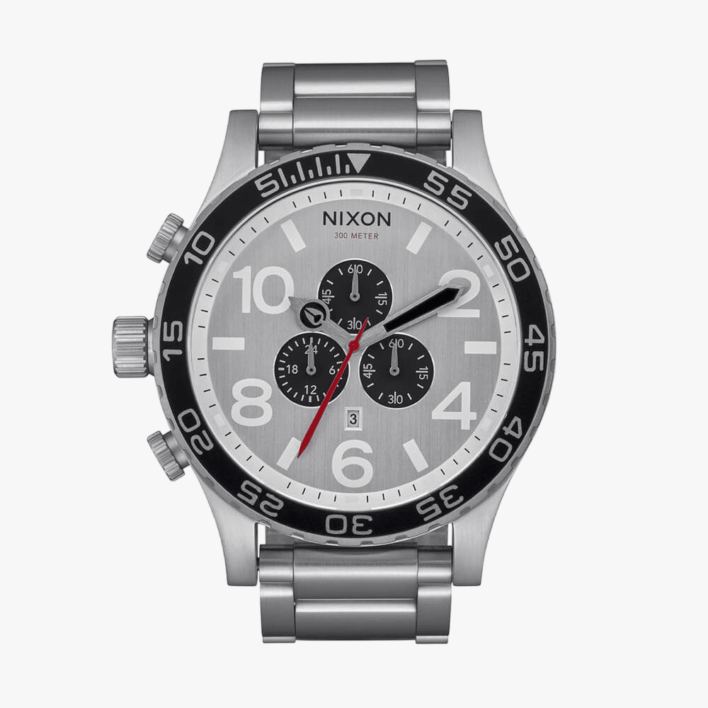 Nixon 51-30 Chrono All Silver/Black | Nixon
