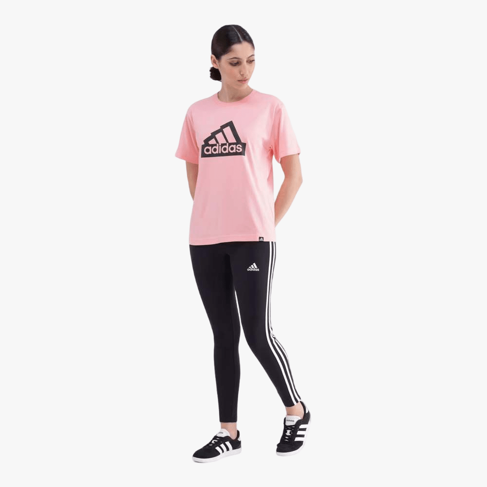 Adidas Womens Short Sleeve Tee Semi Pink Spark | Adidas