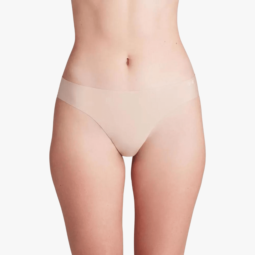 Under Armour Womens No Show Thing 3 Pack Beige | Under Armour