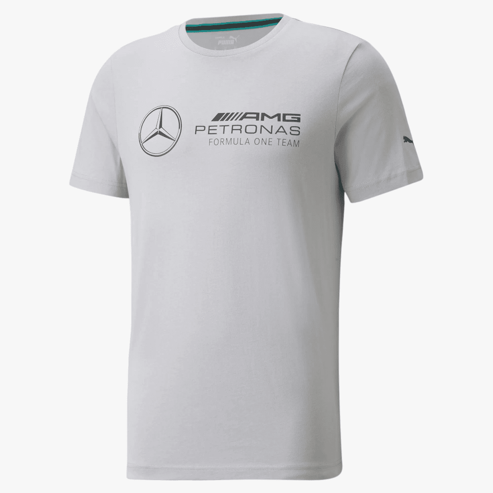 Puma Mens Mapf1 Logo Short Sleeve Tee Silver | Puma