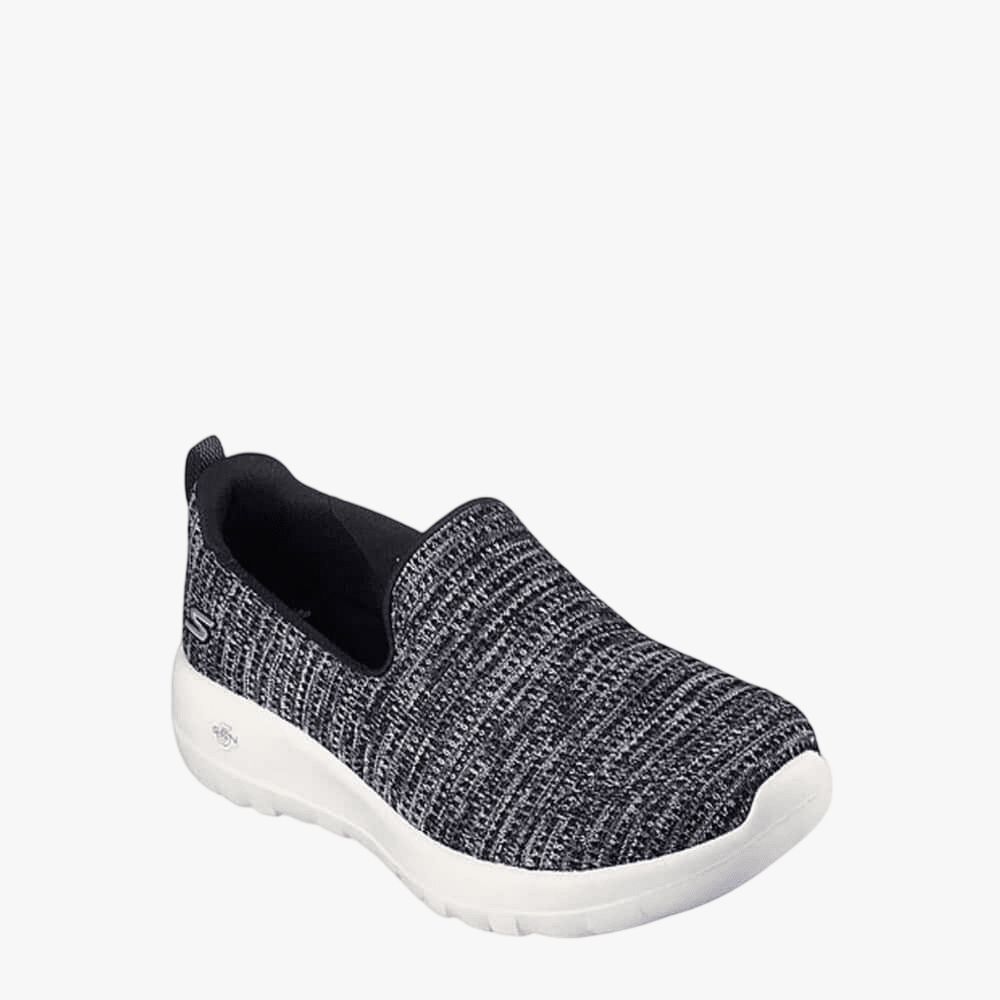 Skechers Womens Go Walk Joy Shoe Black Grey Mel | Skechers