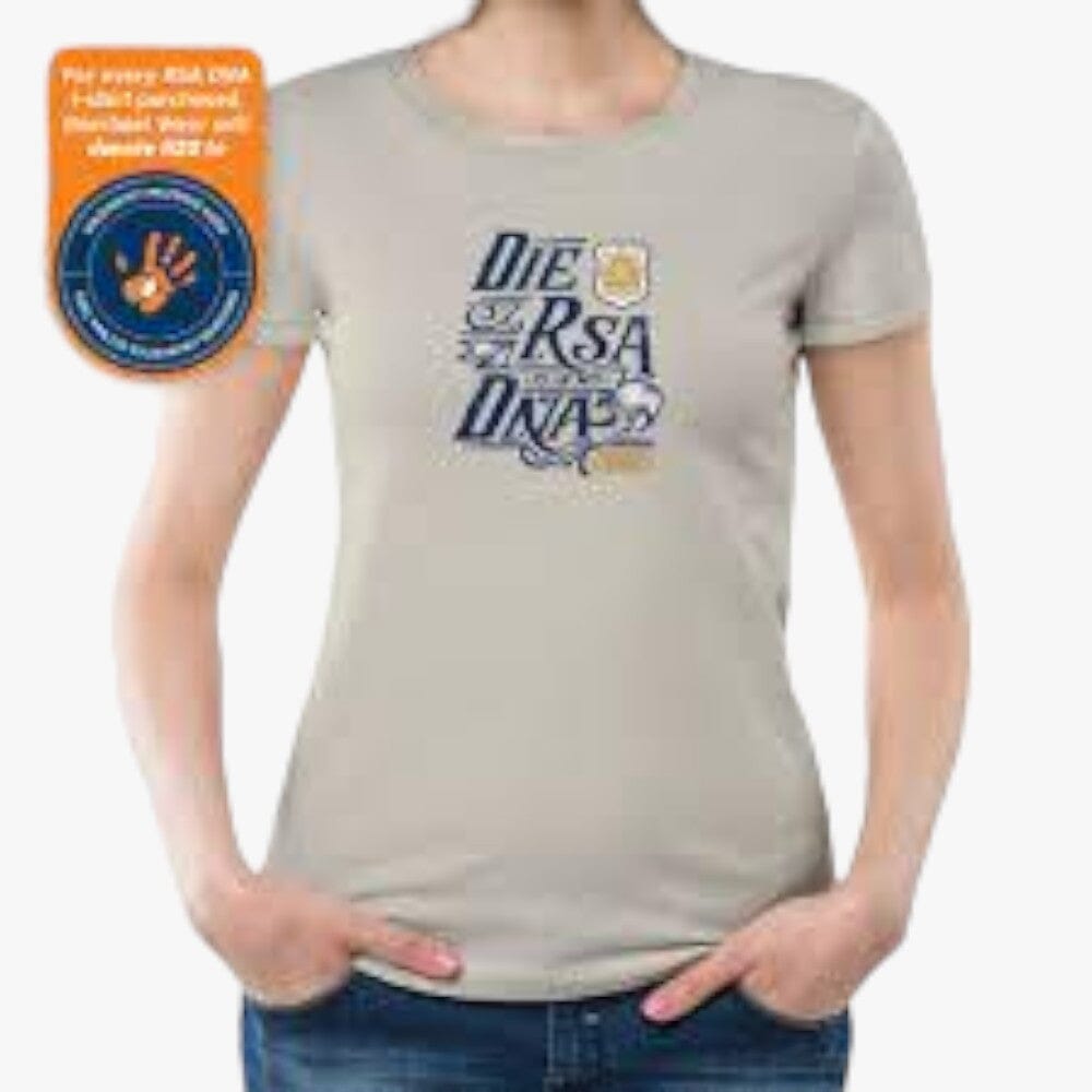 Boerboel Ladies Rsa Dna Premium Cotton Short Sleeve Tee Stone Boerboel