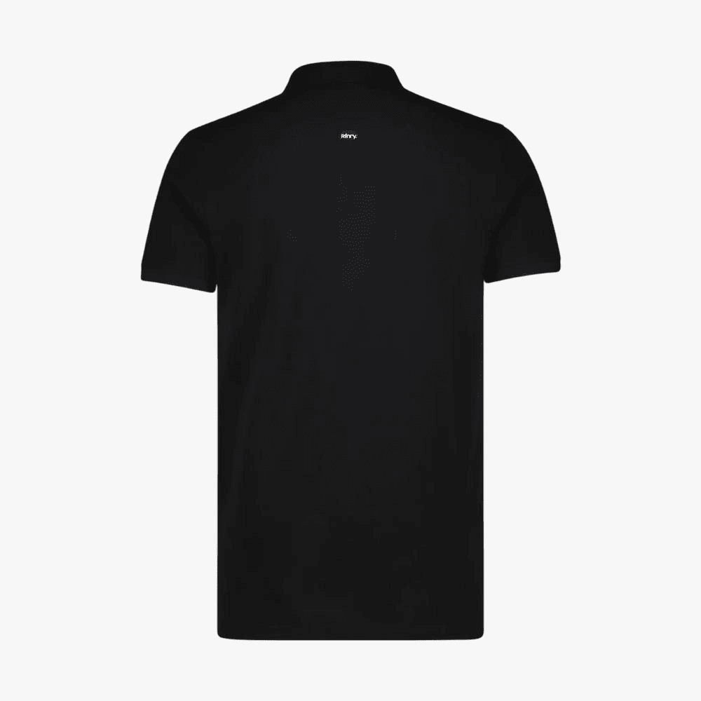 Hopper Corprate Short Sleeve Golf Shirt Black | Atta