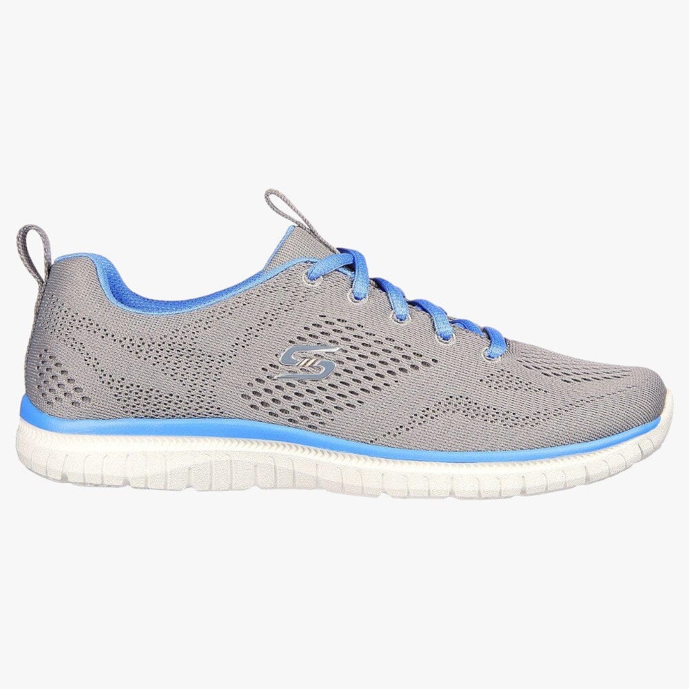 Skecher Womens Virtue Sneaker Gray Blue | Skechers
