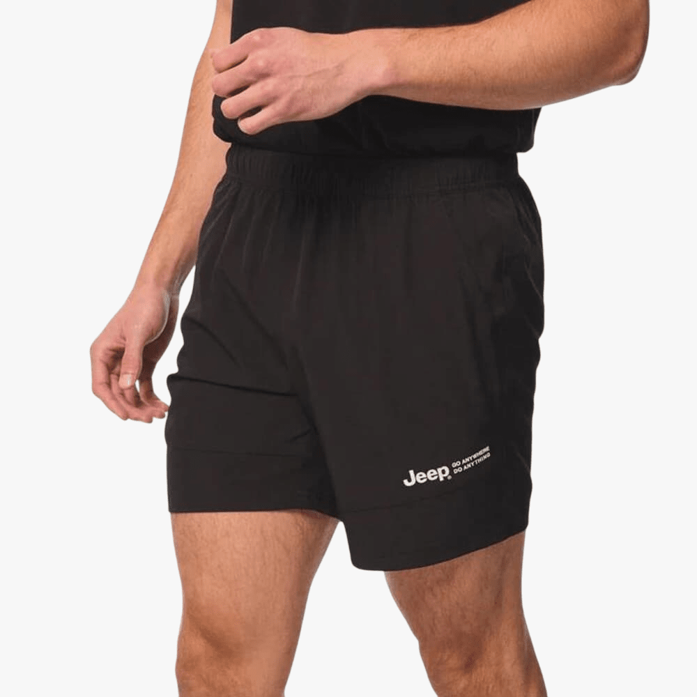 Jeep Mens Go Anywhere Shorts Black | Jeep