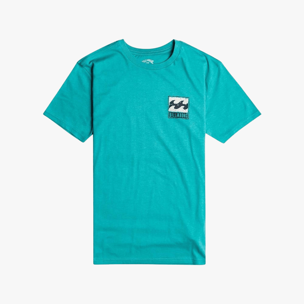 Billabong Boys Stamp Short Sleeve Tee Seagreen | Billabong