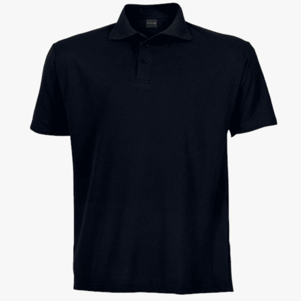 Brands Corporate 175G Pique Golfer Black Brands
