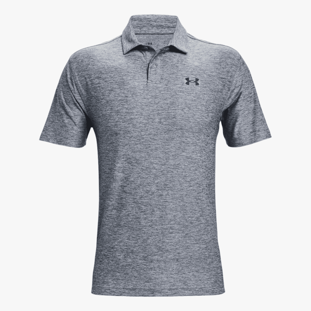 Under Armour Mens T2g Short Sleeve Polo Golfer 035 Steel Under Armour