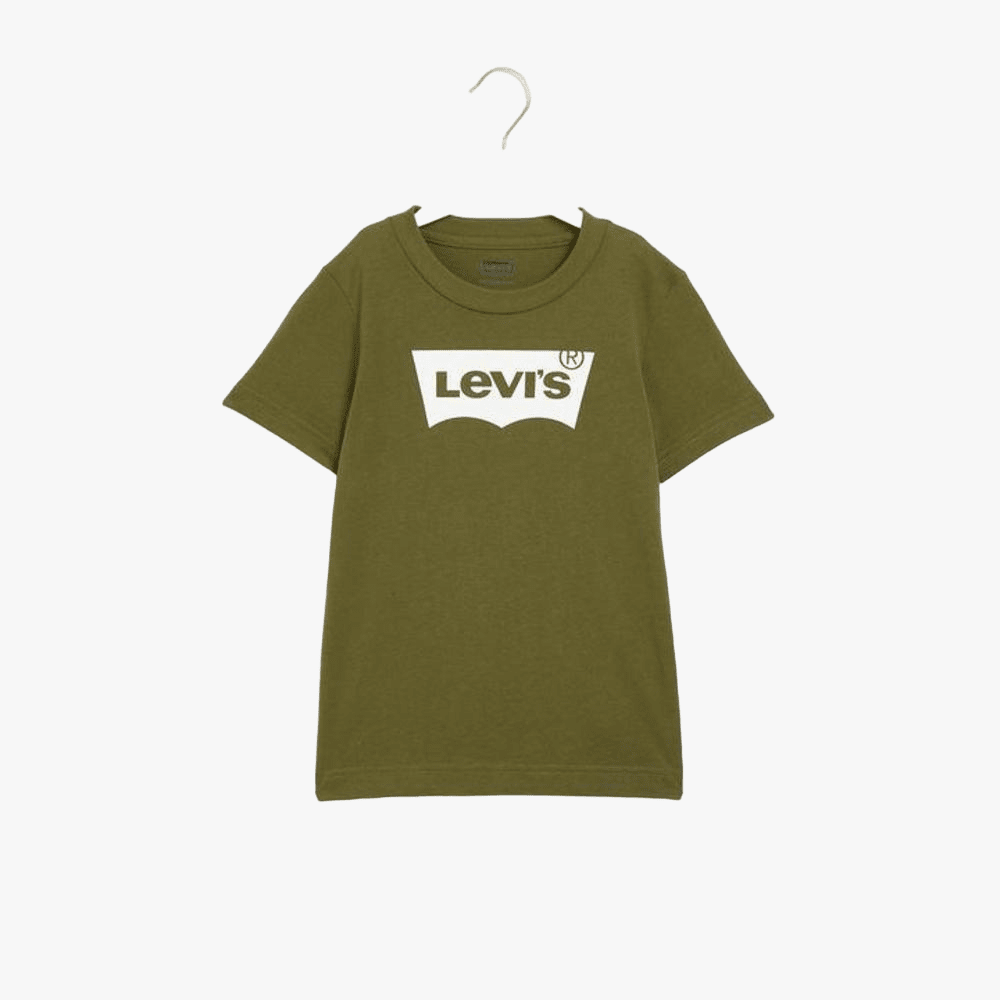 Levis Kids Batwing Short Sleeve Tee Dark Olive | Levis