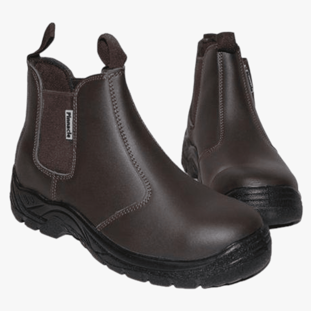 Pinnacle Austra Chelsea Steel Toe Boot Brown | Pinnacle