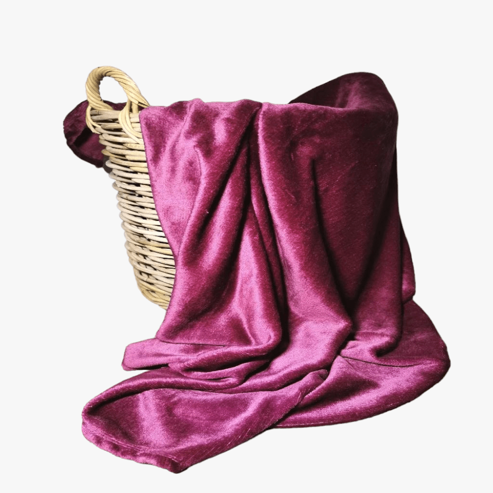 Urban Lifestyle Premium Flannel Fleece Throw 125X150 Mauve Urban Lifestyle